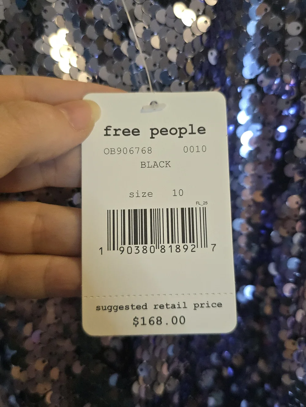 Free People sparkling sequin